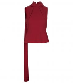 Roland Mouret - Birkhall stretch-crpe top at Mytheresa